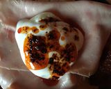 Foto del paso 6 de la receta: Huevos Poché en bagel con jamón