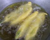 A picture of step 3 of Stuffed Mirchi Bajji.