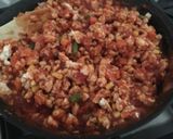 A picture of step 1 of Ma’s Lasagne.