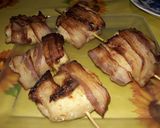 Foto del paso 5 de la receta: Brocheta de pollo c/panceta
