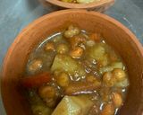 A picture of step 5 of Kulhard aloo chaat.