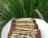 Foto langkah ke 3 dari resep Puding vla coklat malkist.