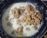 A picture of step 4 of Singhare Atta Ki Burfi.