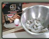 Foto del paso 1 de la receta: Camarones empalizados con panko y verduras con tempura