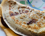 Foto del paso 3 de la receta: Crepes de avena sabor galleta y crema con nutella fit🤩