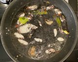 Foto langkah ke 3 dari resep Cumi Bumbu Hitam.