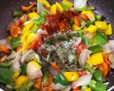 A picture of step 7 of Chilli Chicken.