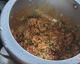 A picture of step 5 of Vidharbha style Masala bhat (lagnachya pangtitla masala bhat).