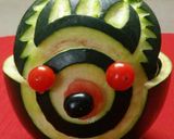 A picture of step 4 of Watermelon fruits basket.