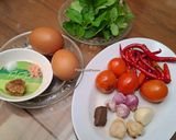 Foto langkah ke 1 dari resep Sambal Kemiri Telur Bulat.