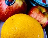 Foto del paso 3 de la receta: 🥧BUDÍN🥧 DE NARANJA🍊CON MANZANAS🍎🍎 Y PASAS DE UVA 🍇