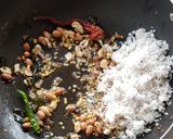 A picture of step 5 of Mango coconut Rice.
