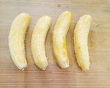 Foto langkah ke 2 dari resep Roti Bakar Pisang Coklat.