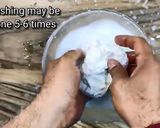 A picture of step 6 of How I made Mozzarella Cheese for first time.