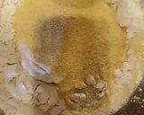 A picture of step 2 of Basbousa (Seven Cups Cake).