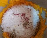 A picture of step 1 of Mango Kesari / mango sheera.