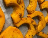 Kürbisspalten aus dem Backofen Rezeptschritt 4 Foto