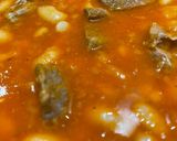 A picture of step 6 of Beef and Green Bean Casserole (Tajine Fasolia).