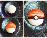 Pokemom皮卡丘神奇寶貝飯糰的食譜步驟3照片