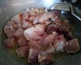 A picture of step 1 of Chicken Karahi.