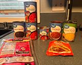 A picture of step 1 of Quick & Easy Slow cooker Chicken Taco Soup.