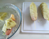 Foto del paso 2 de la receta: Frankfurt con gabardina