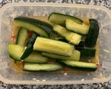 A picture of step 4 of Cucumber Salad.