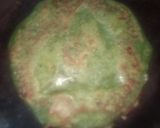 A picture of step 3 of Liquid dough Spinach paratha.