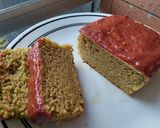 Foto del paso 7 de la receta: Torta 🍰vegana de banana🤪 con dulce de guayaba🍯🍌🍊