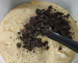 Foto del paso 4 de la receta: Budín húmedo de duraznos, coco y chocolate