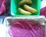 Foto langkah ke 6 dari resep Es pisang ijo (buah naga).