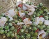 Gambar langkah 4 resipi Terung pipit tumis pedas.