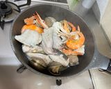 A picture of step 2 of Seafood Pan Rice.