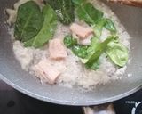 Foto langkah ke 3 dari resep Nasi bakar cumi asin.
