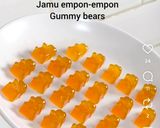 Foto langkah ke 3 dari resep Honey Lemon Gummy Bears (no added sugar).