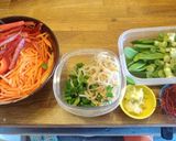 A picture of step 1 of Veggie Packed Chow Mein.