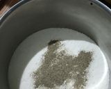 A picture of step 1 of Samak rice Idli with Peanut chutney.