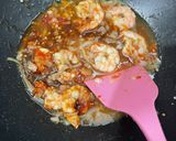 Foto langkah ke 4 dari resep Udang Asam Manis Pedas.