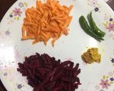 A picture of step 1 of Vegetable Sandwich.