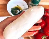 Hình bước làm 1 của món 💚 Salad Caprese (Phô Mai Mozzarella Tươi & Cà Chua)