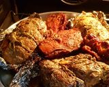 Pas rețetă Carne de porc, vită și piept de curcan în folie la cuptor 10 fotografie