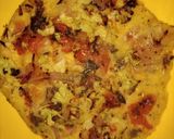 A picture of step 7 of Moong dal uttapam.