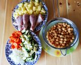 Foto del paso 5 de la receta: Garbanzos con pollo y verduras