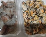 Foto langkah ke 1 dari resep Udang dan Kerang Hijau Saus Asam Manis.