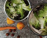 Foto del paso 1 de la receta: Ensalada con melocotón a la plancha
