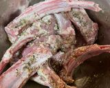 A picture of step 2 of Parmesan Crusted Lamb Chops (Long Horn copycat).