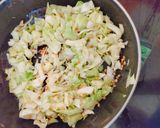 A picture of step 3 of Cabbage chutney.