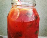 A picture of step 4 of Strawberry Lemonade 🍓🍋🍷.