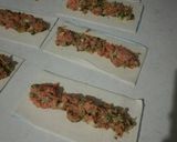 A picture of step 4 of Sausage rolls.