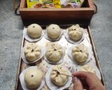 Foto langkah ke 6 dari resep Bakpao No Mixer (Bakpao Isi Selai Cokelat).
